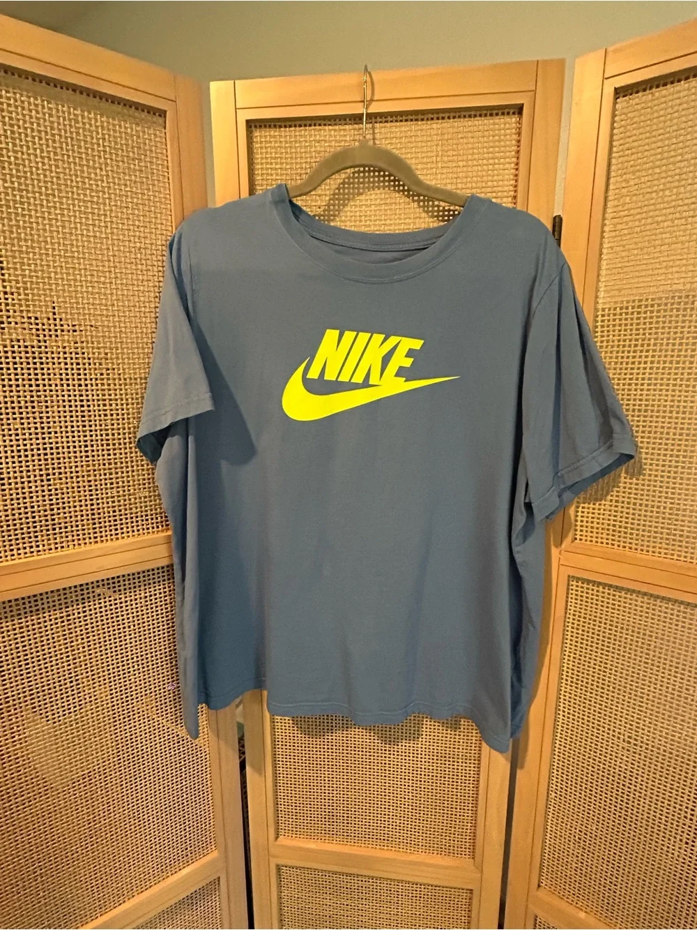 Nike Blue Graphic Logo Tee Size 1X